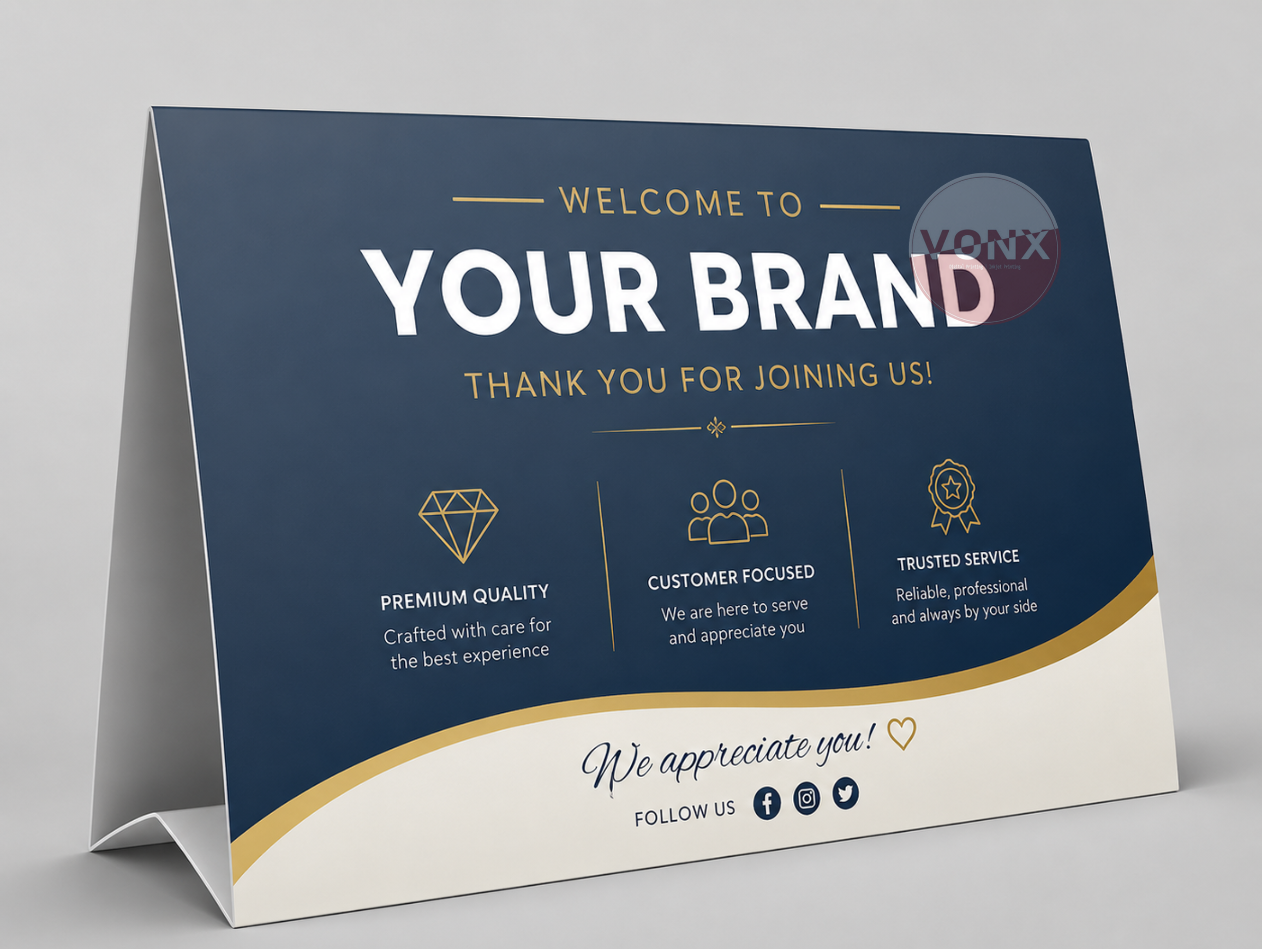 Tent Card Printing