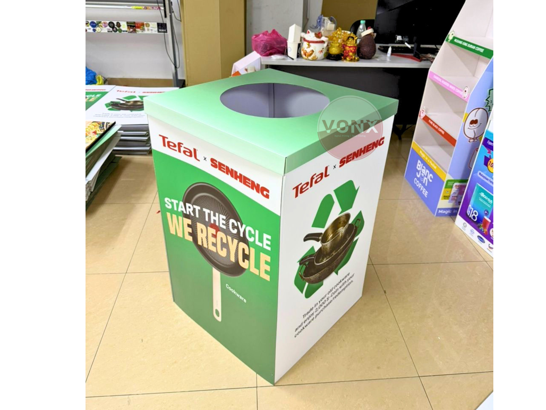 Enlarged Product Mockup Printing